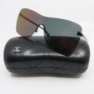 Chanel 4215 467/C1 Purple and Metallic Runway Chanel Shield Runway Sunglasses 4215 Silver Purple ladies  main image 2
